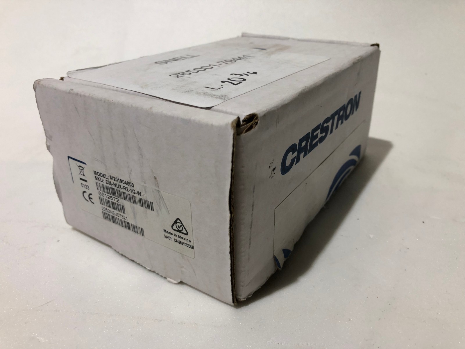 Crestron DM-NUX-R2-1G-W USB over Network Wall Plate w/ Routing 6512572 -OPEN BOX