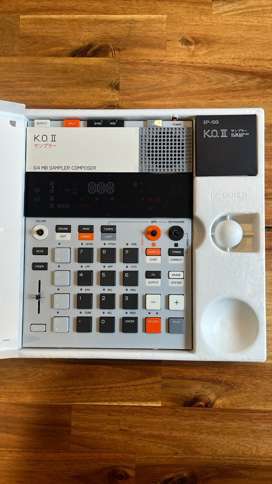 Teenage Engineering EP–133 K.O. II Sampler Sequencer