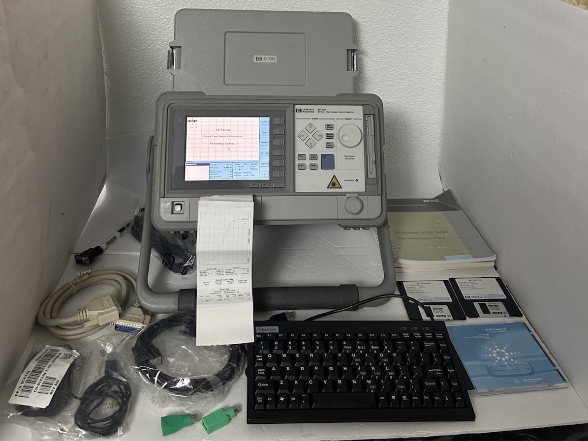HP Agilent 8147 OTDR /E4310A/ E4324A, Optical Time Domain Reflector, accessories