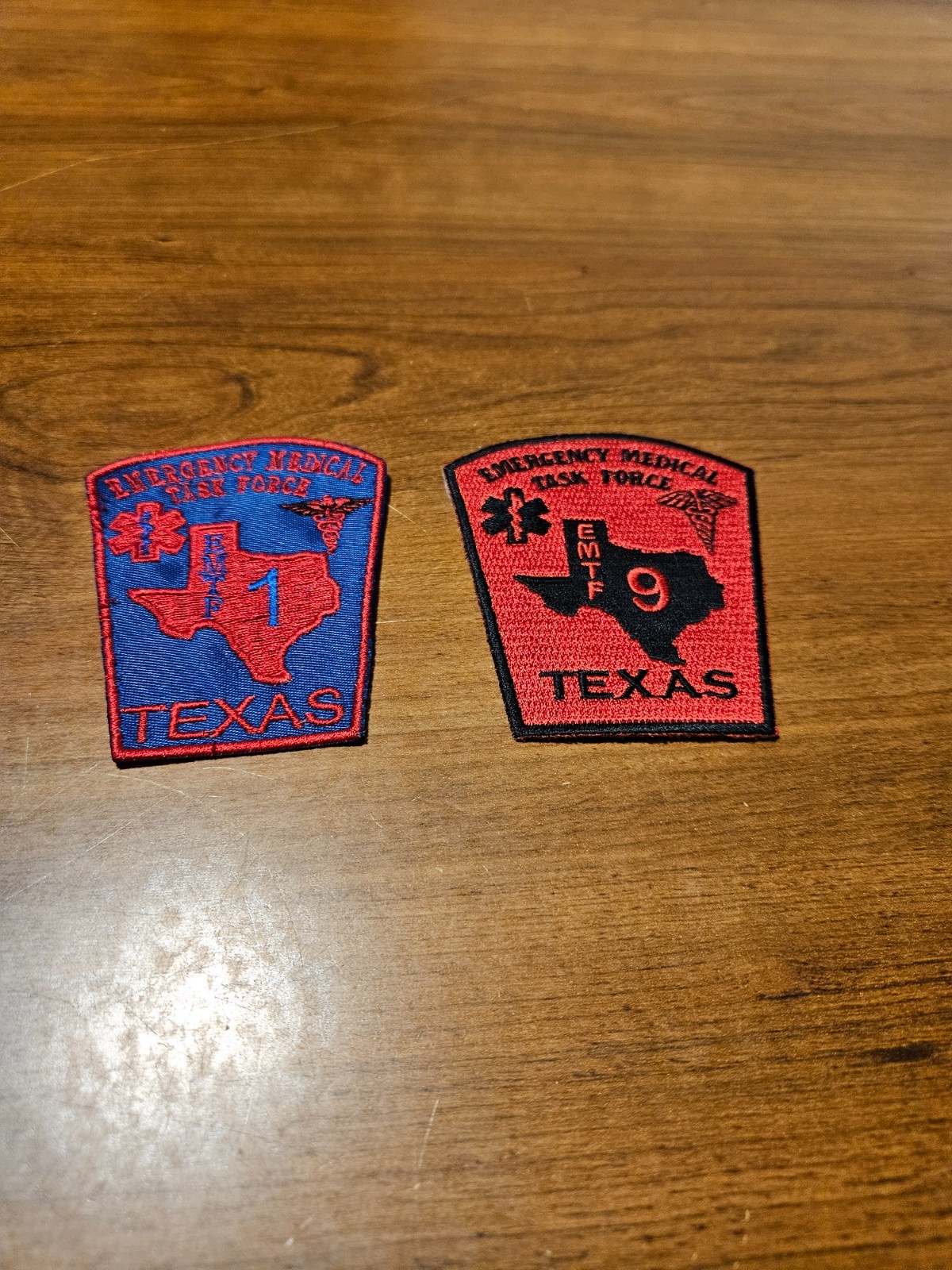 Texas Emergency Medical Task Force Patches 2 (2 1/2" x 3 1/4")