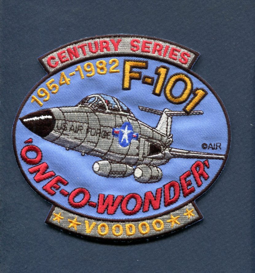 F-101 RF-101 VOODOO USAF ANG TRS TFS FIS McDonnell Fighter Squadron Jacket Patch