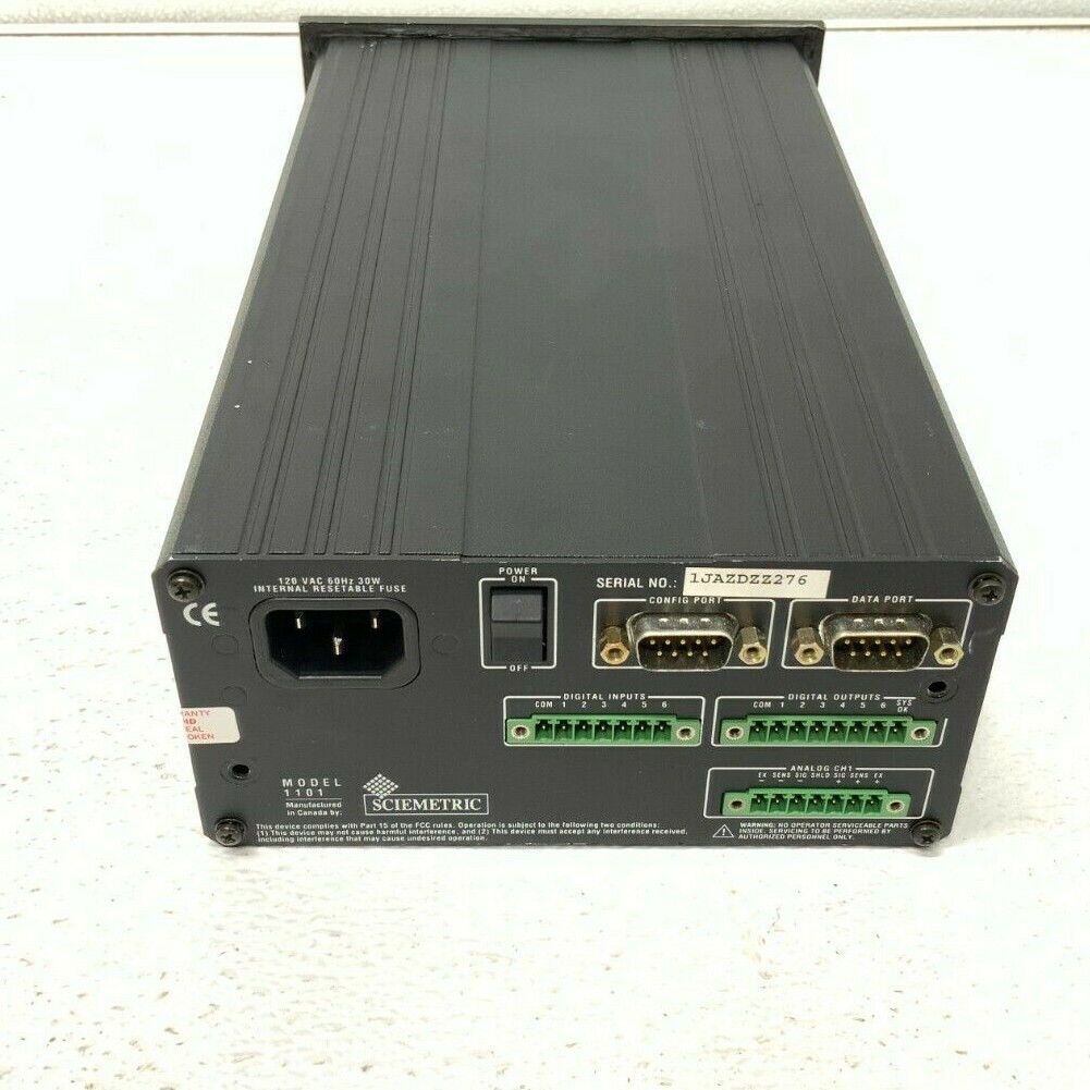 SC AS-IS Sciemetric Instruments 1101 Process/Control Sigmeter 120VAC 60Hz 43C