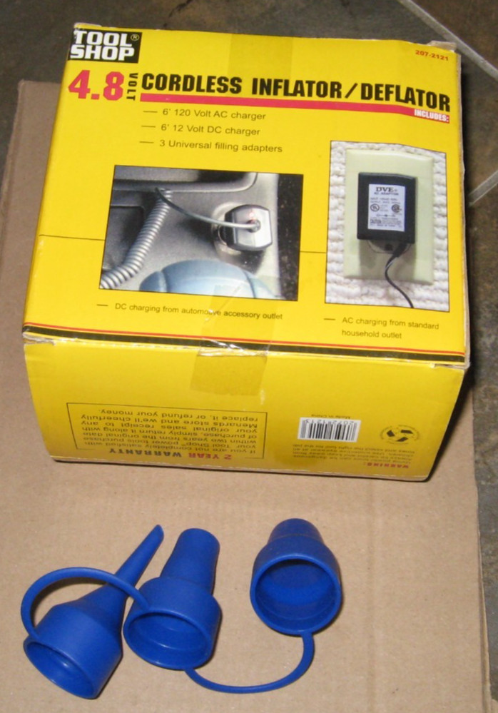 TOOL SHOP 4.8 Volt Cordless Inflator - Unused Tested!