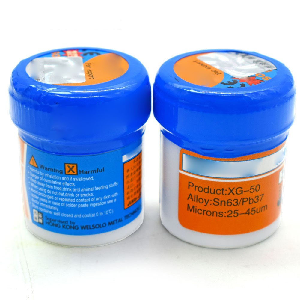 XG-50 37g BGA CPU LED Solder Tin Paste Welding Flux Cream Sn63/Pb37 25-45um E