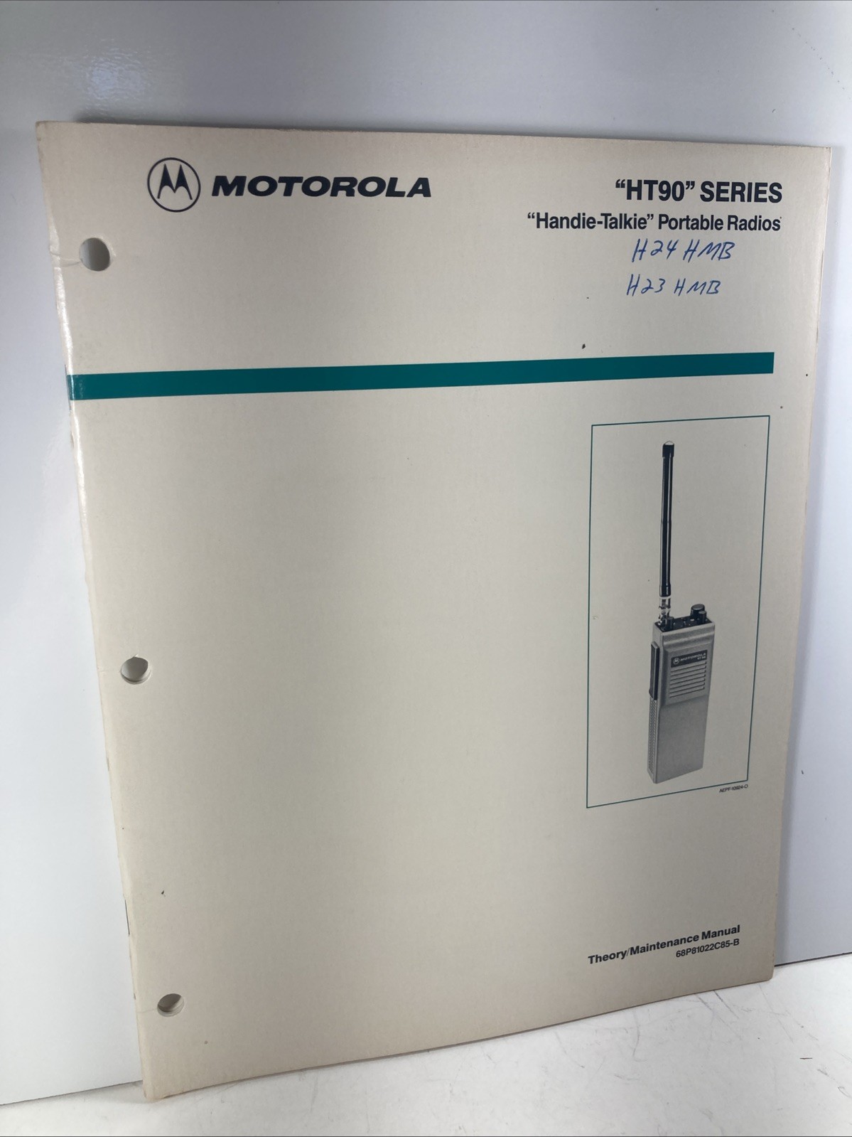 Motorola HT90 Handie-Talkie Radio Theory/Maintenance Manual 68P81022C85-B 1983