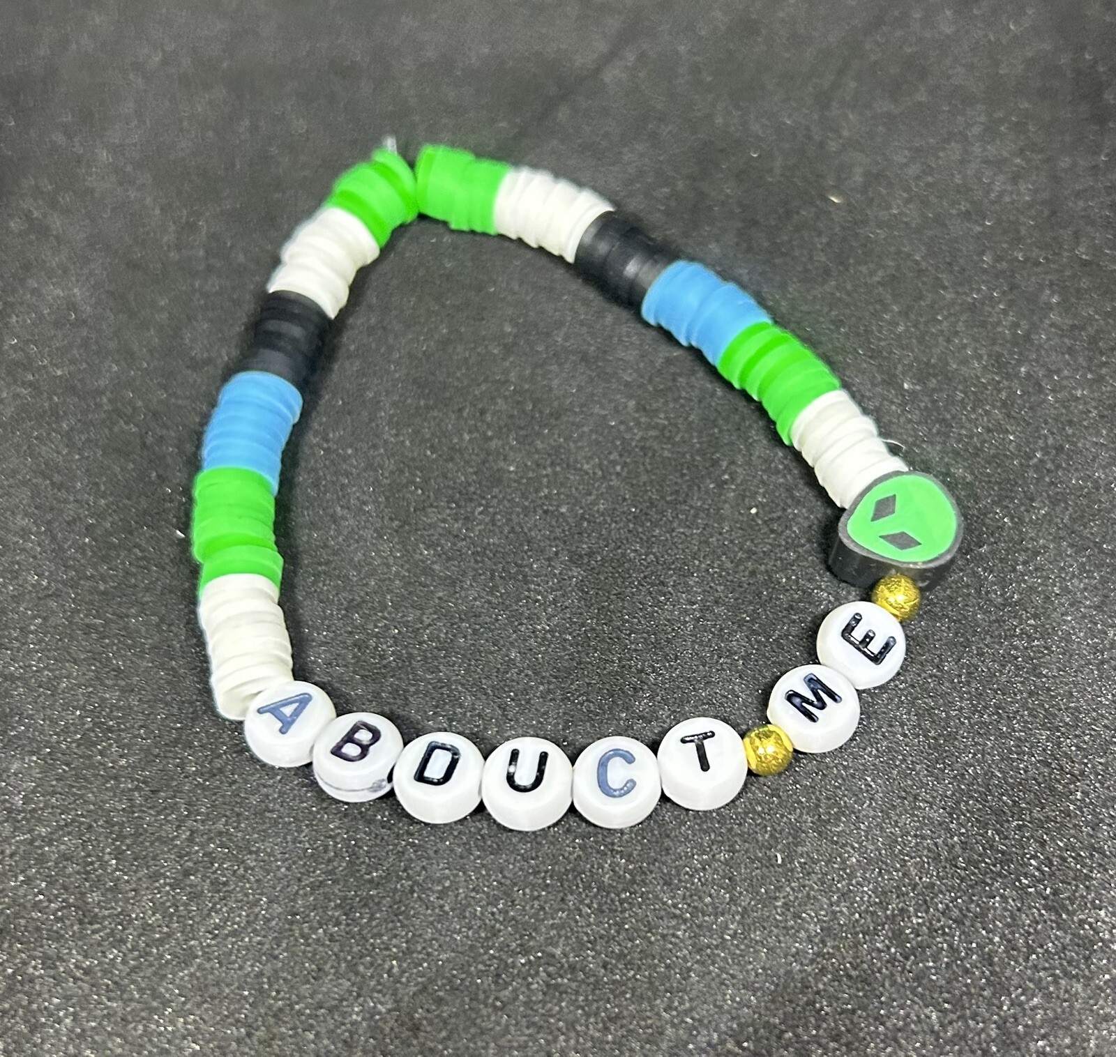 Abduct Me (Alien) Heishi Bracelet