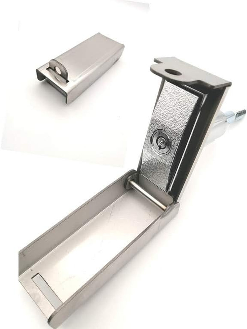 Vending Machine Door Lock Stainless Steel Protection Cover, T Handle Vending Mac