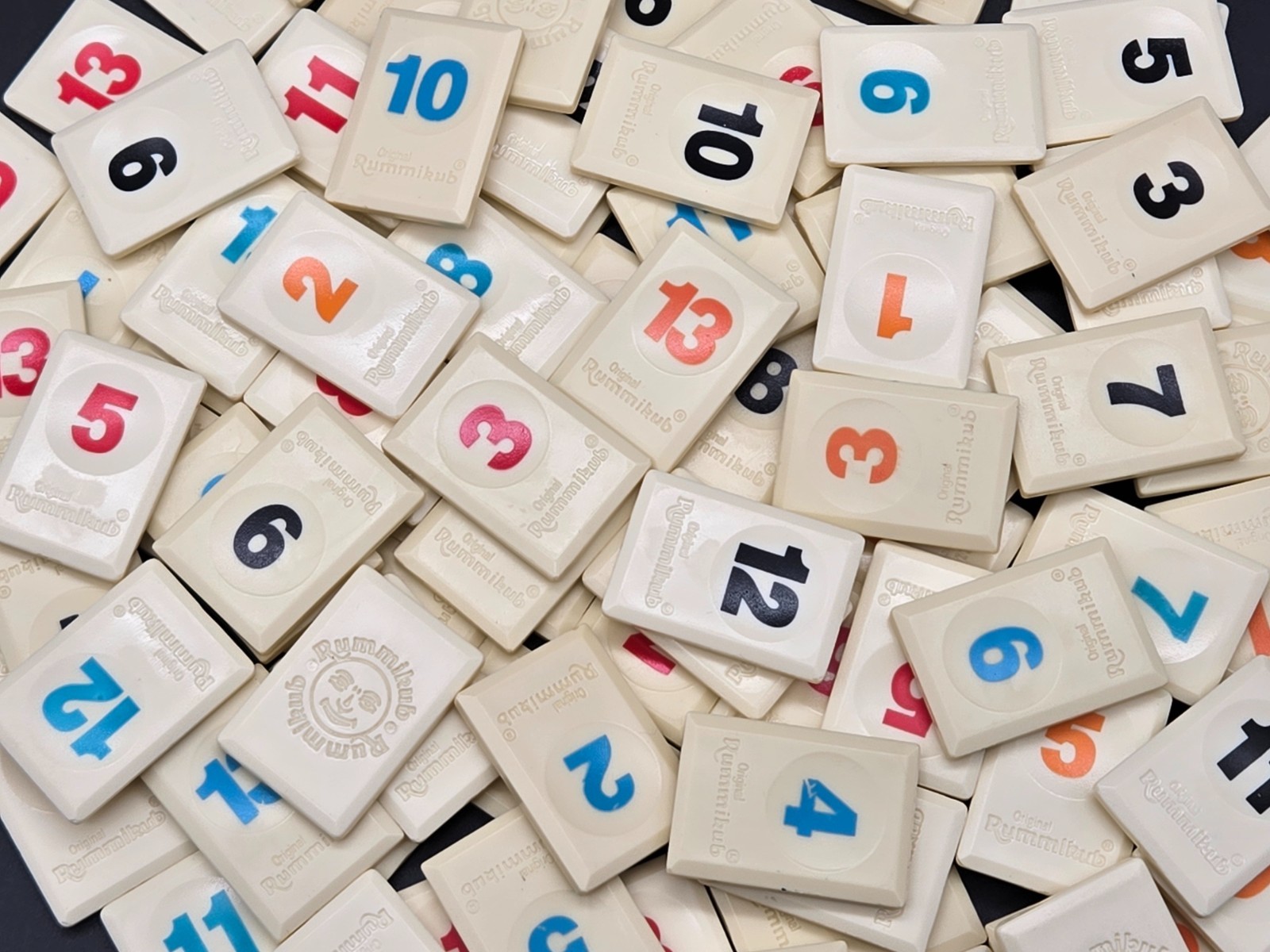 Rummikub Tiles Individual Replacement Game Parts Pressman Engraved Back YOU PICK
