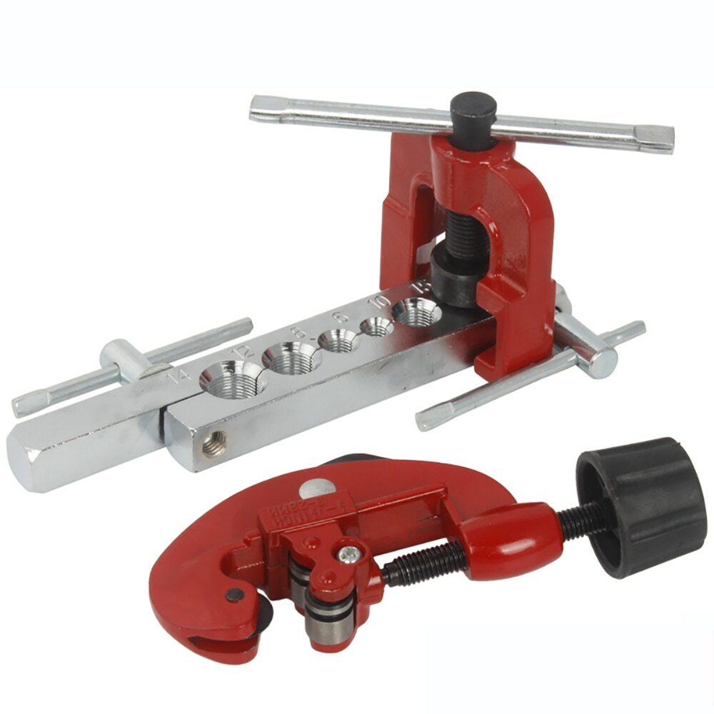 Manual 3-28 mm Pipe Cutter Flaring Tool Kit Metric/Imperial Flaring Device