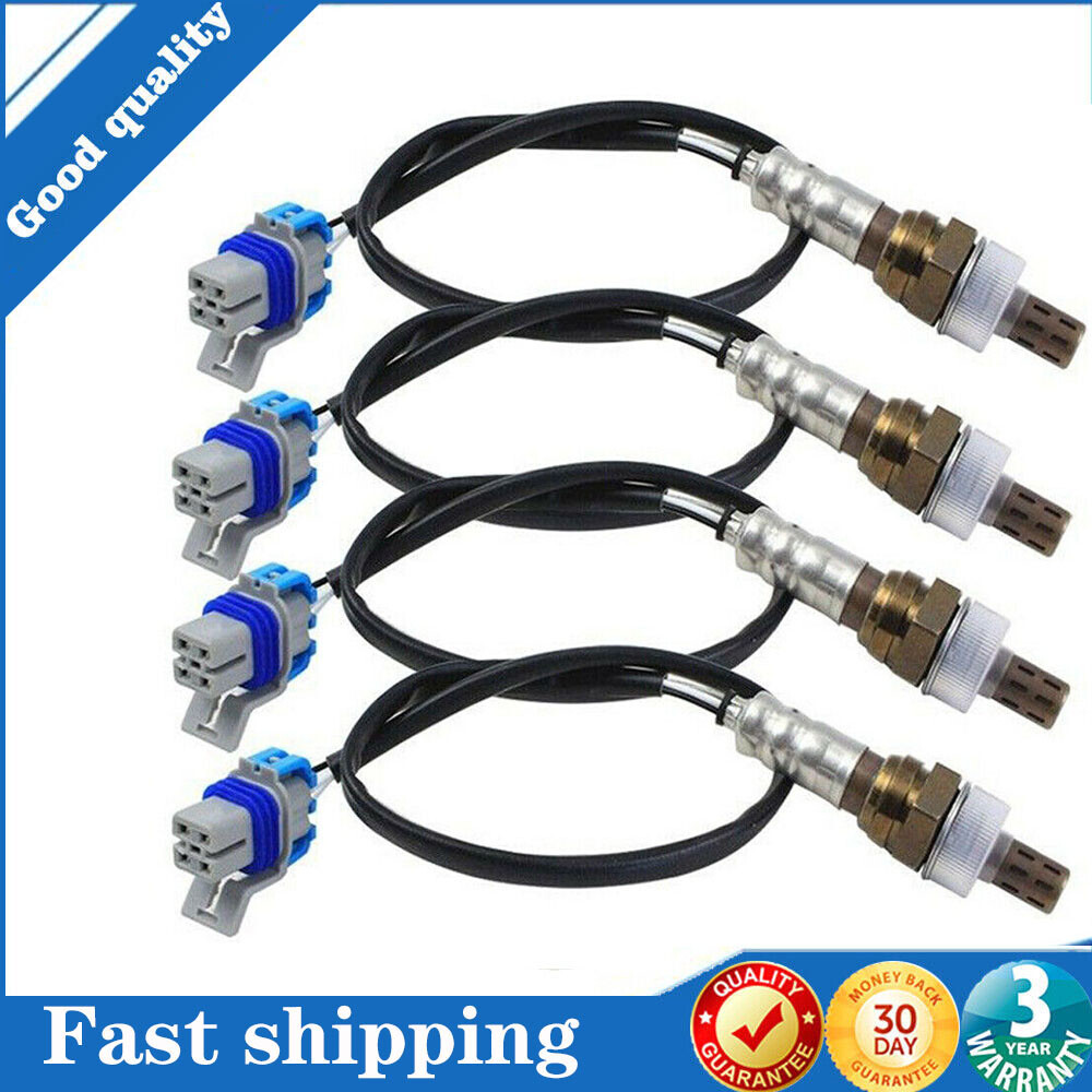 4PCS Oxygen Sensor For 2003-2006 Chevy Silverado 1500 GMC Sierra 1500 4.3L 4.8L