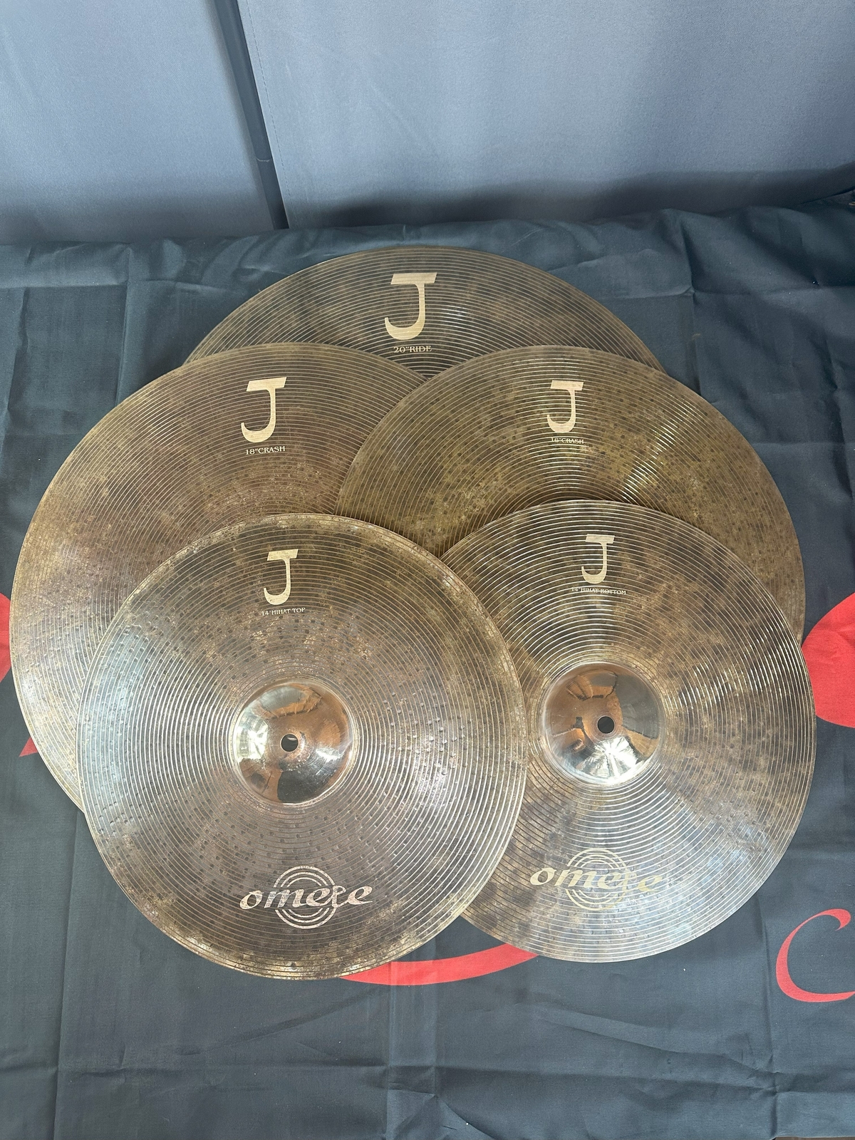 Omete J Series Cymbals - 5 Pack