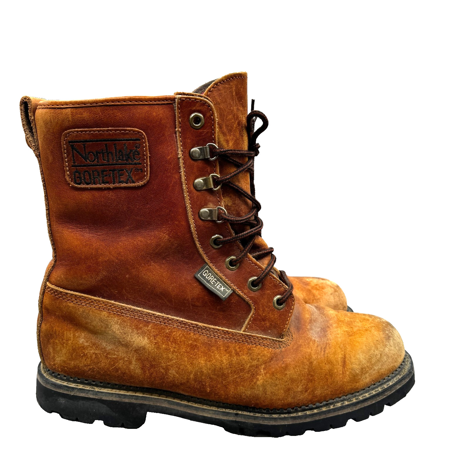 Northlake Gore Tex Thinsulate Leather Work Boots Men's 13 M Brown Heavy Duty