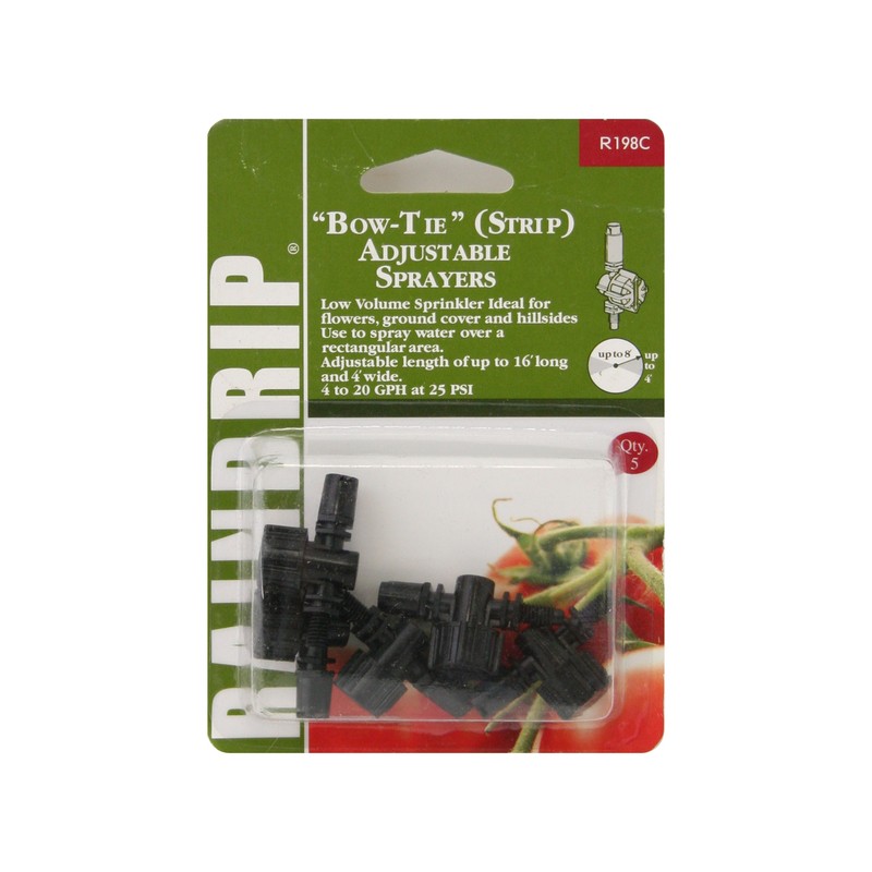 Raindrip R198CT Plastic Black 12 GPH 25 PSI Drip Irrigation Micro Spray 6 H in.