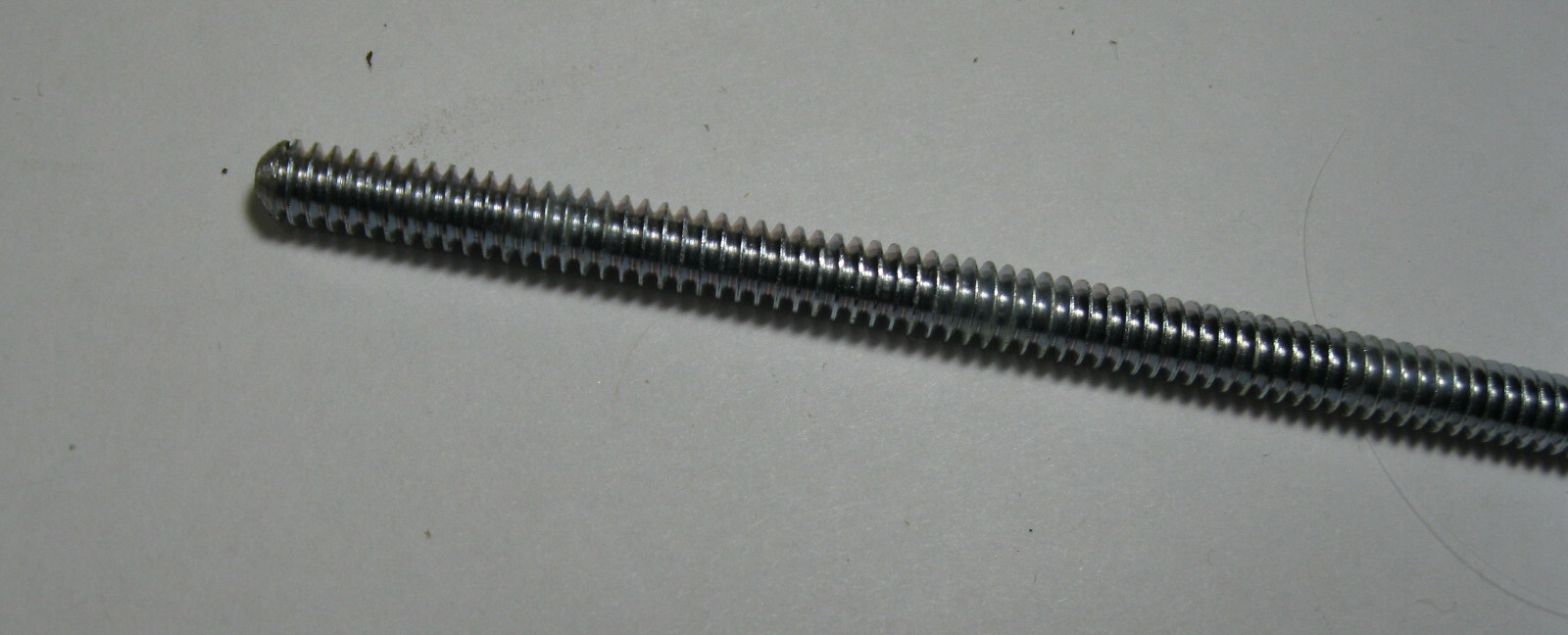 8-32  Fully Threaded Rod 12" Long Low Strength Zinc Plated Steel Qty (1)