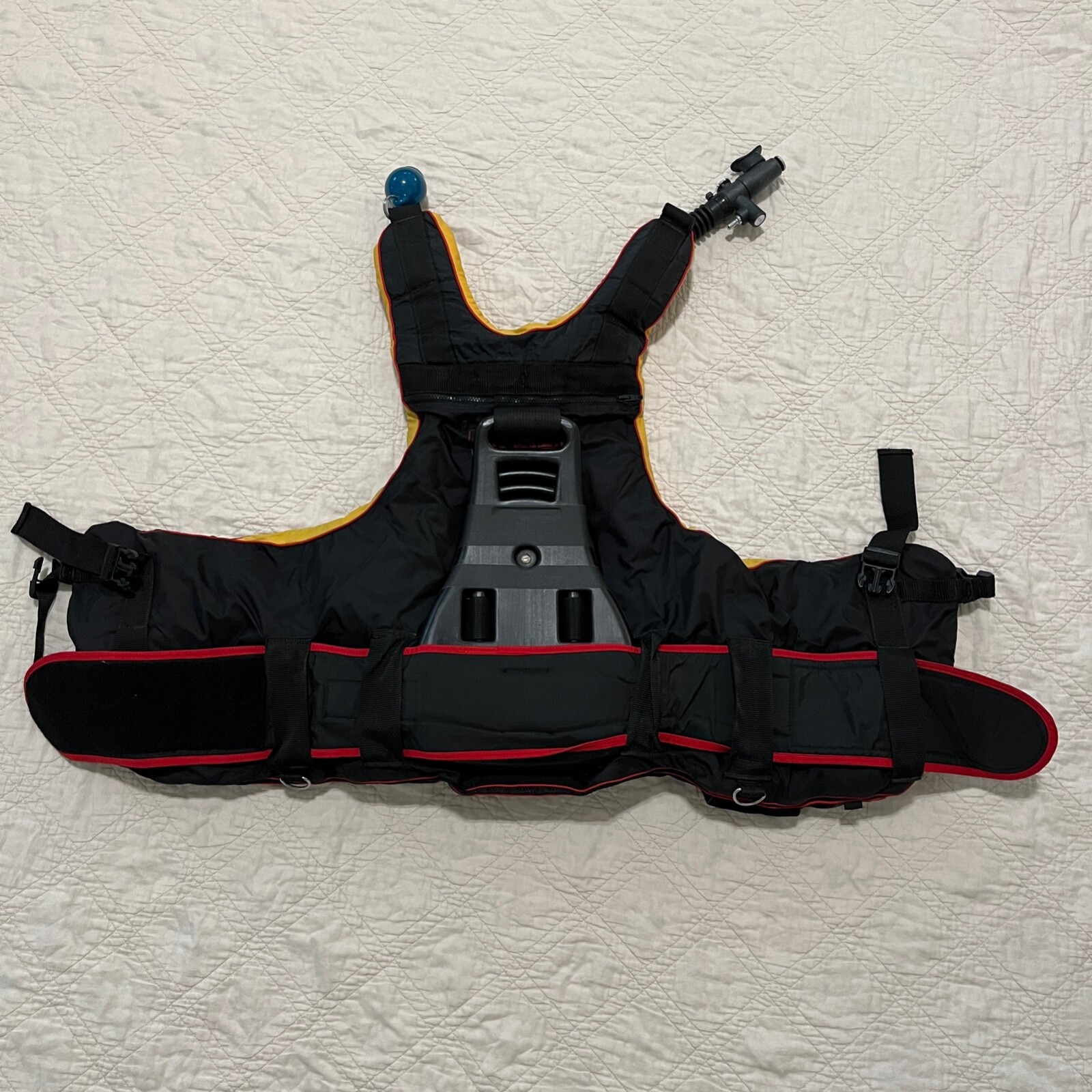 Pro Sub Scuba Diving Vest - Size Large - Yellow/Black/Red