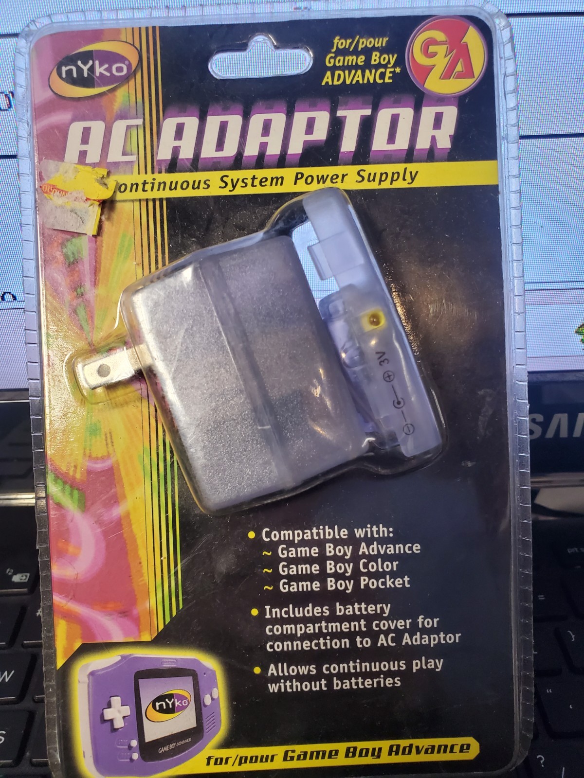 Nykok AC adapter Game Boy Advance/ new sealed