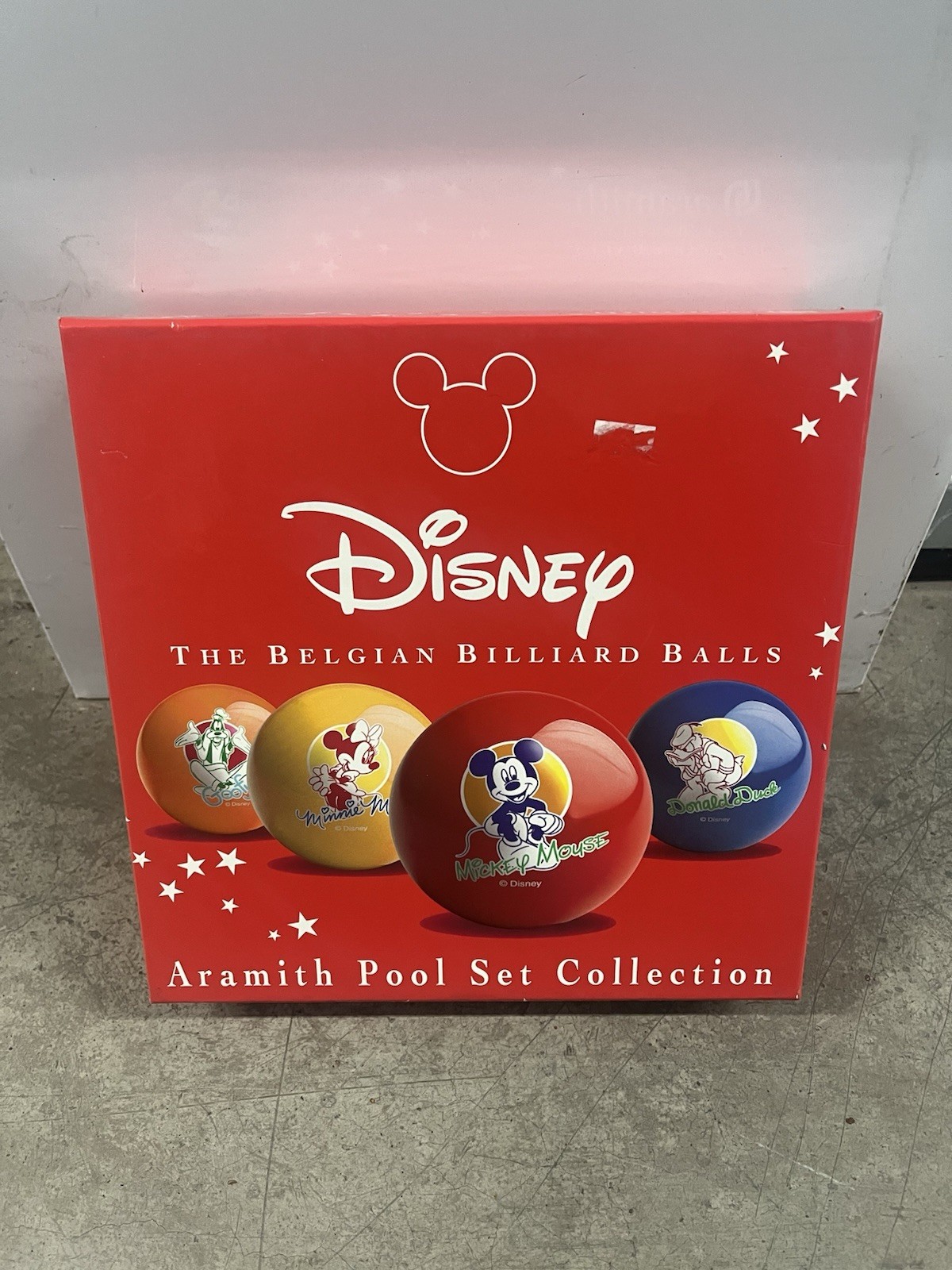 2000 Disney Aramith Pool Ball Billiard Set NIB - Collectors Item