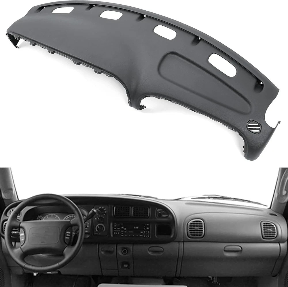 Dark Gray Dashboard Panel Pad Replacement for 1998-2002 Dodge Ram 1500 2500 3500