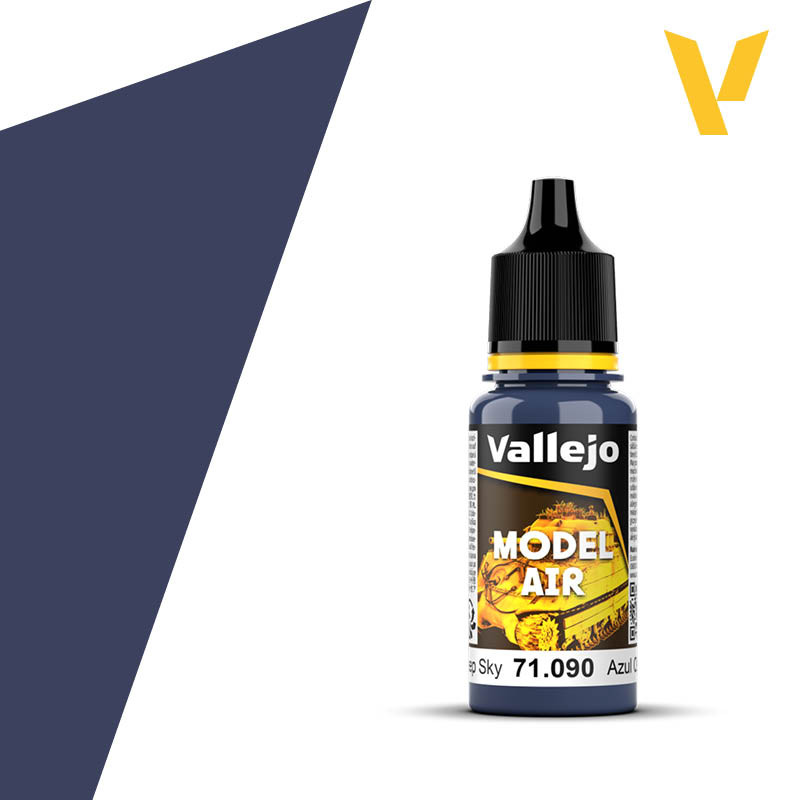 Vallejo Model Air 71090 Deep Sky Acrylic Paint