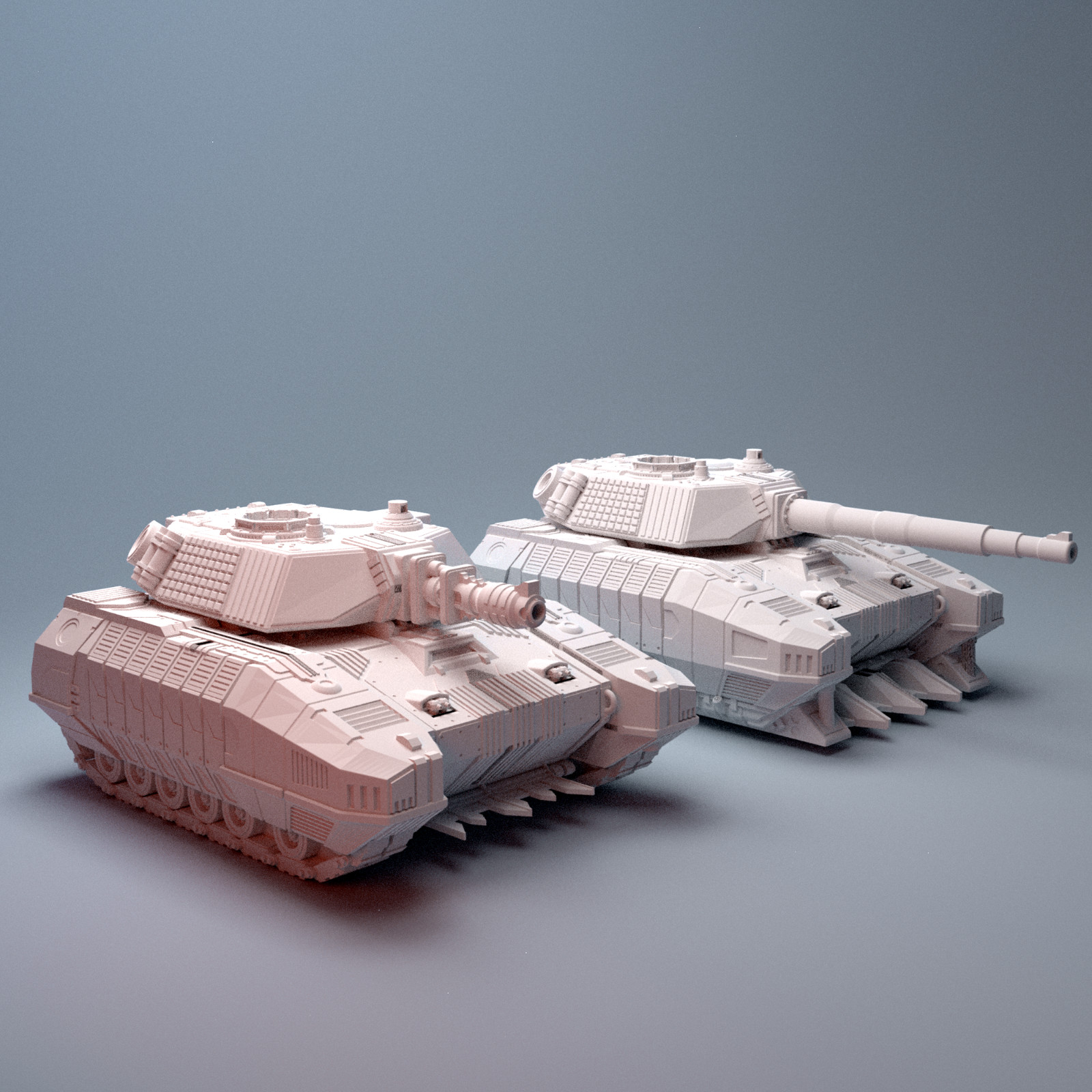 28mm Frontier Convoy Armoured Column Sci-Fi Vehicle Bundle 6 Tanks Ships Legion