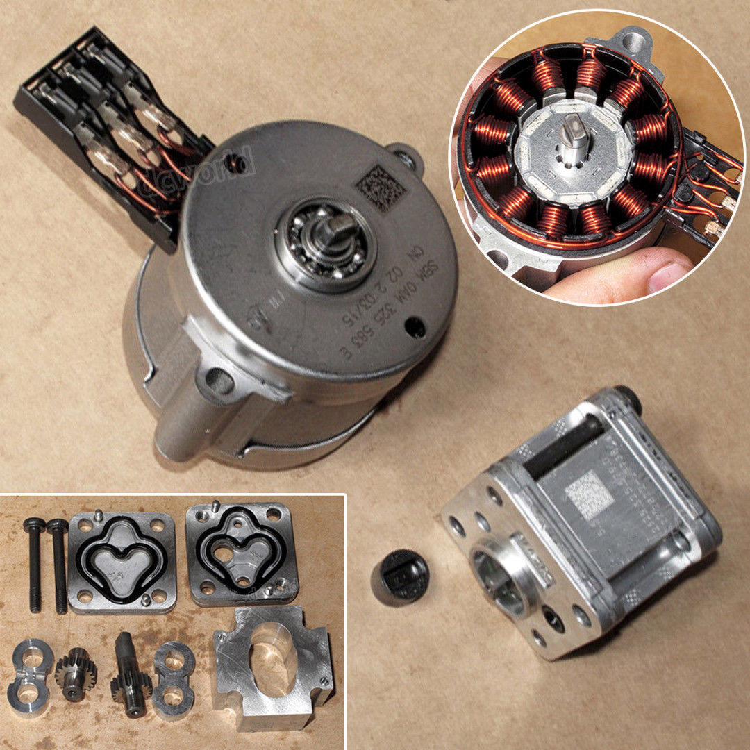 TRW Hydraulic Oil Pump + Three-phase BLDC 12V Motor Unit DIY TOY Model Excavator