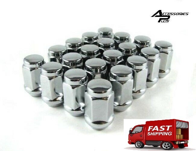24 Pc CHROME AFTERMARKET WHEEL LUG NUTS For TOYOTA TACOMA PRE RUNNER # AP-1907