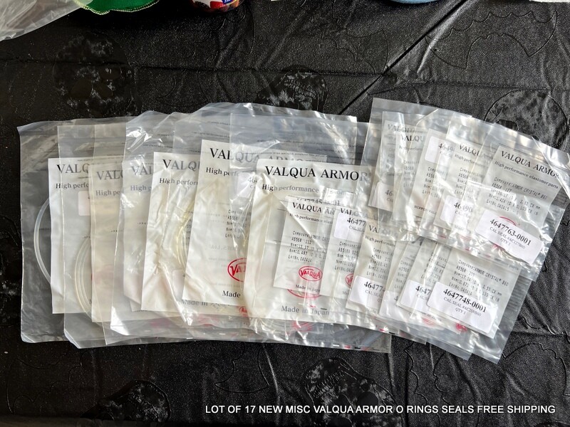LOT OF 17 NEW MISC VALQUA ARMOR O RINGS SEALS FREE SHIPPING