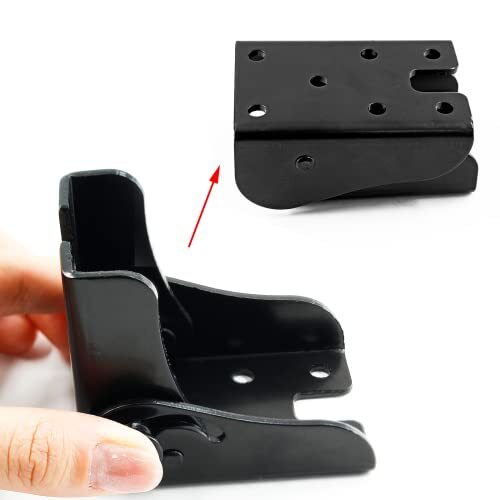 2 Pack Folding Table Leg Brackets Black Foldable Self-Locking Hinge