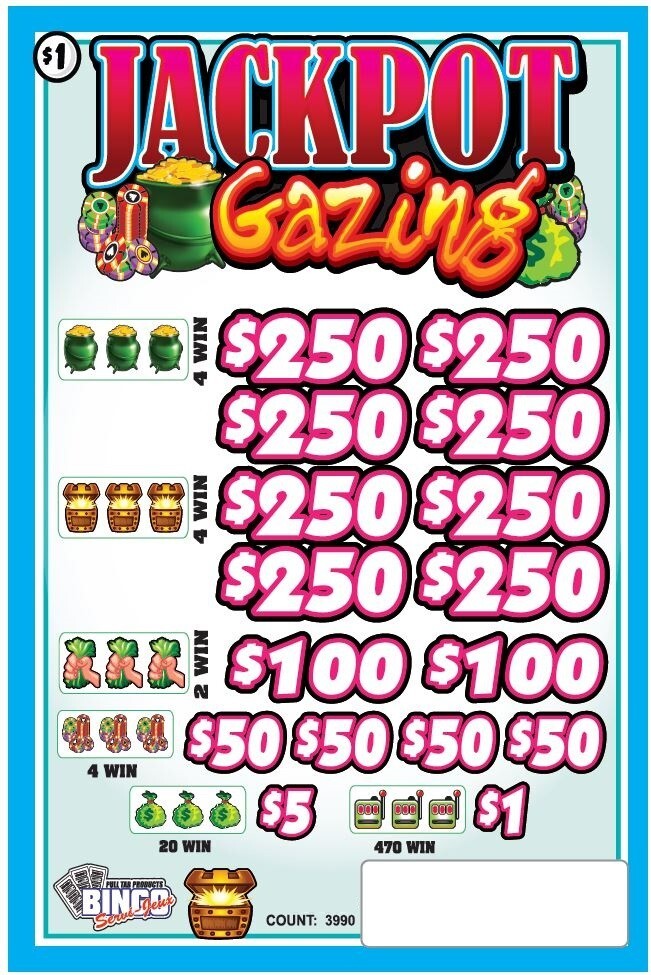 NEW pull tickets JACKPOT GAZING - Instant Tabs