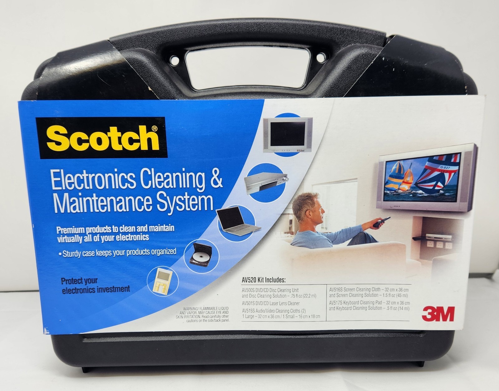 Vintage Scotch 3M AV520 Electronics Cleaning & Maintenance Kit – New/Sealed