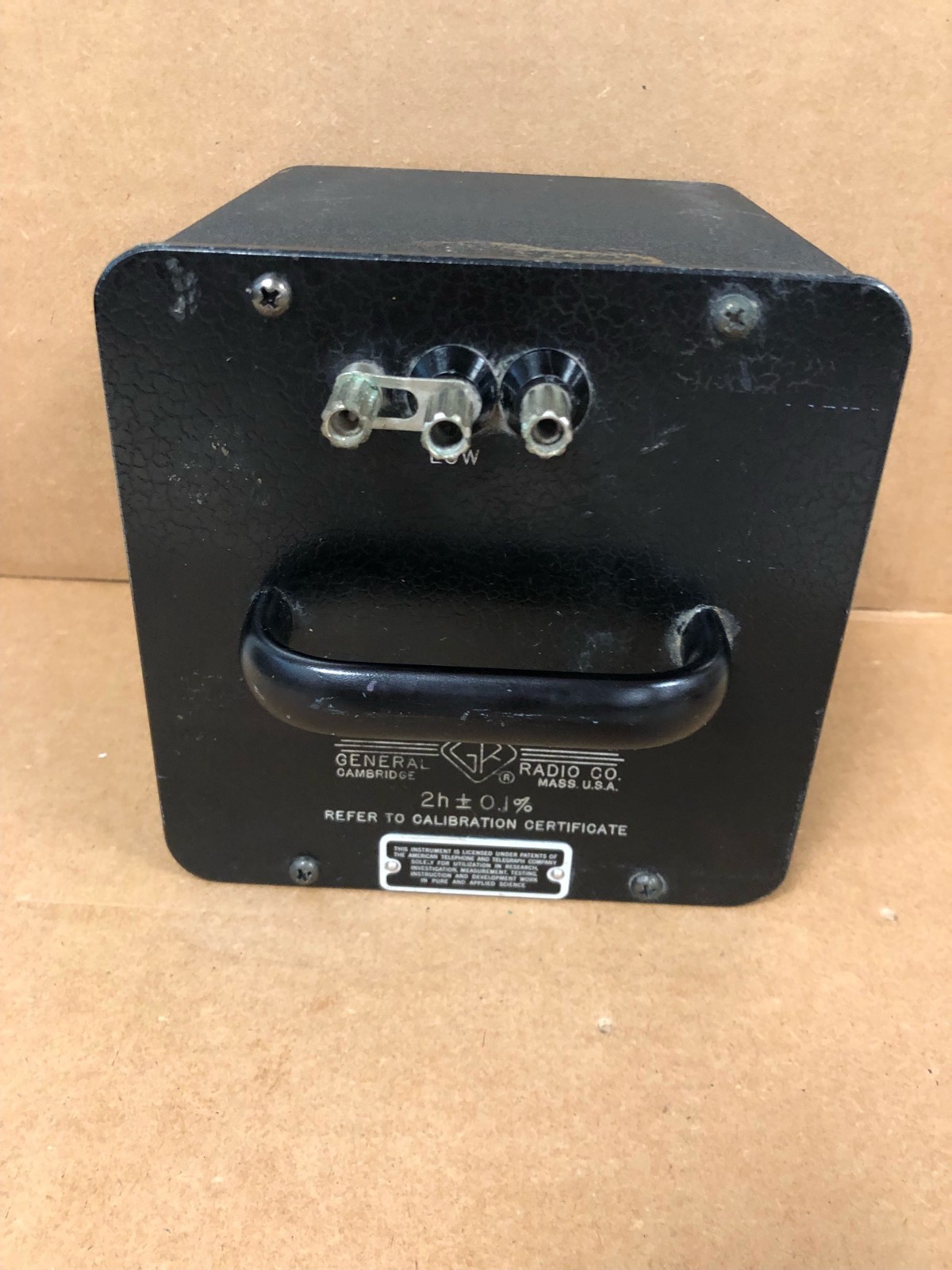 VINTAGE! General Radio GenRad IET Labs 1482-Q Standard Inductor 2 H 1482Q 0.1%