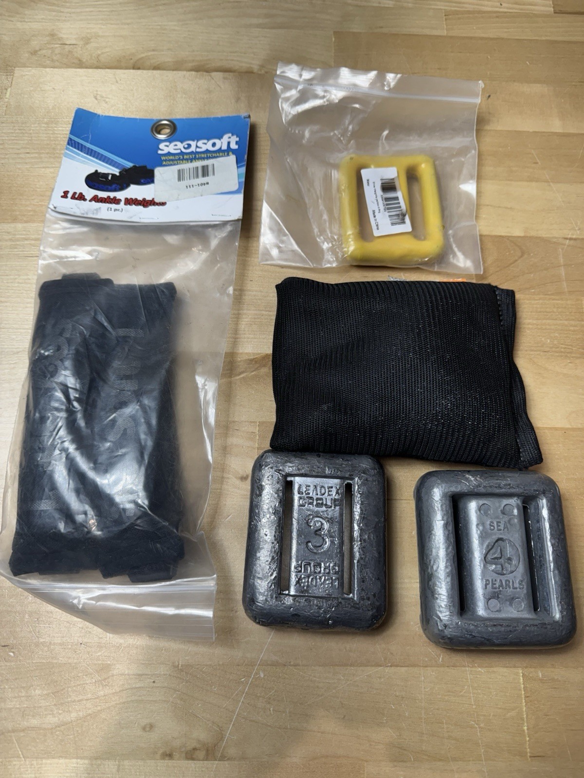15.1 lbs Scuba Dive Weight Sea Pearl Leadex Seasoft 5lb  4lb  3lb  1lb 0.5kg LOT