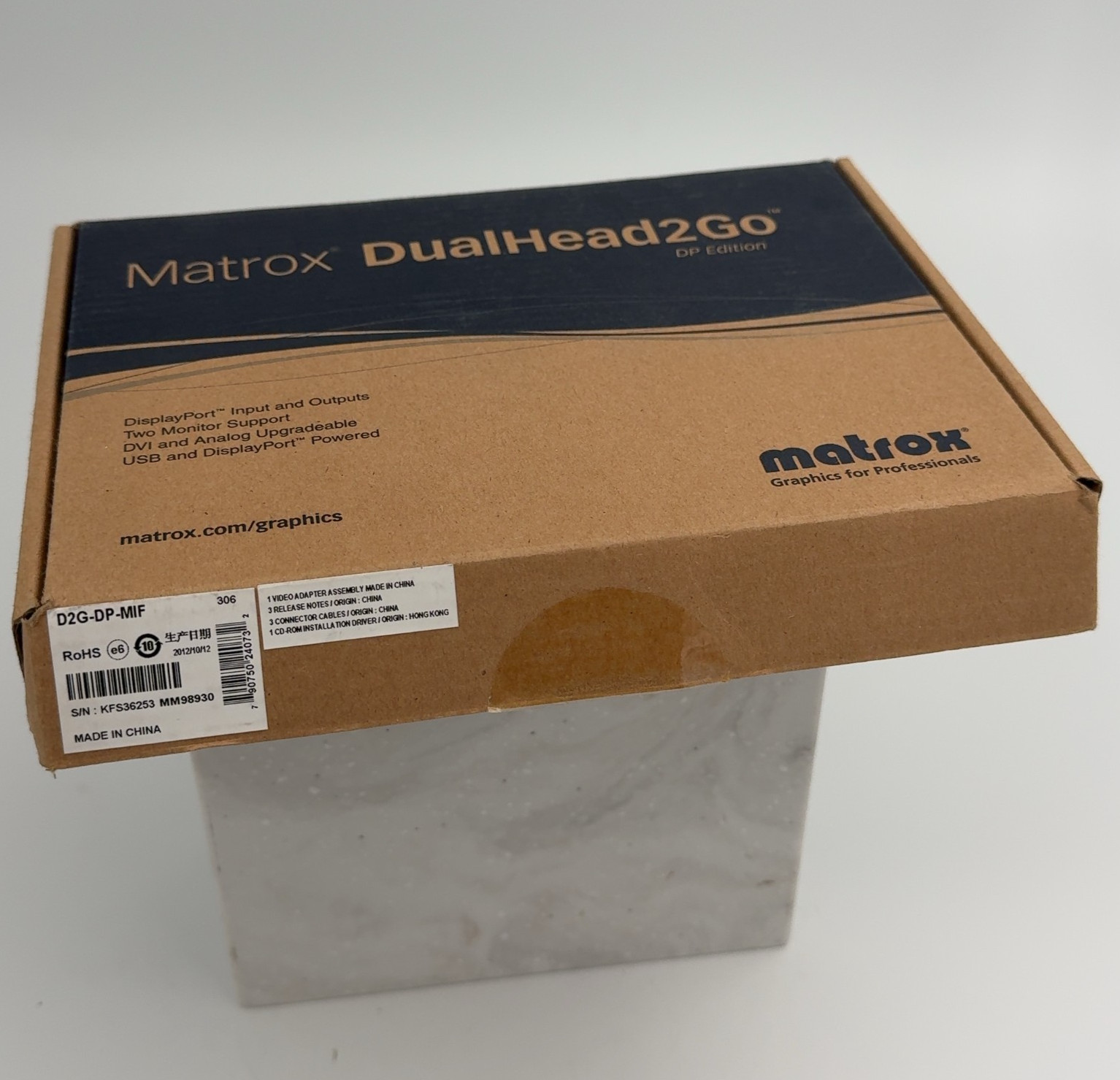 Matrox DualHead2Go DP Edition 2 Monitor Support