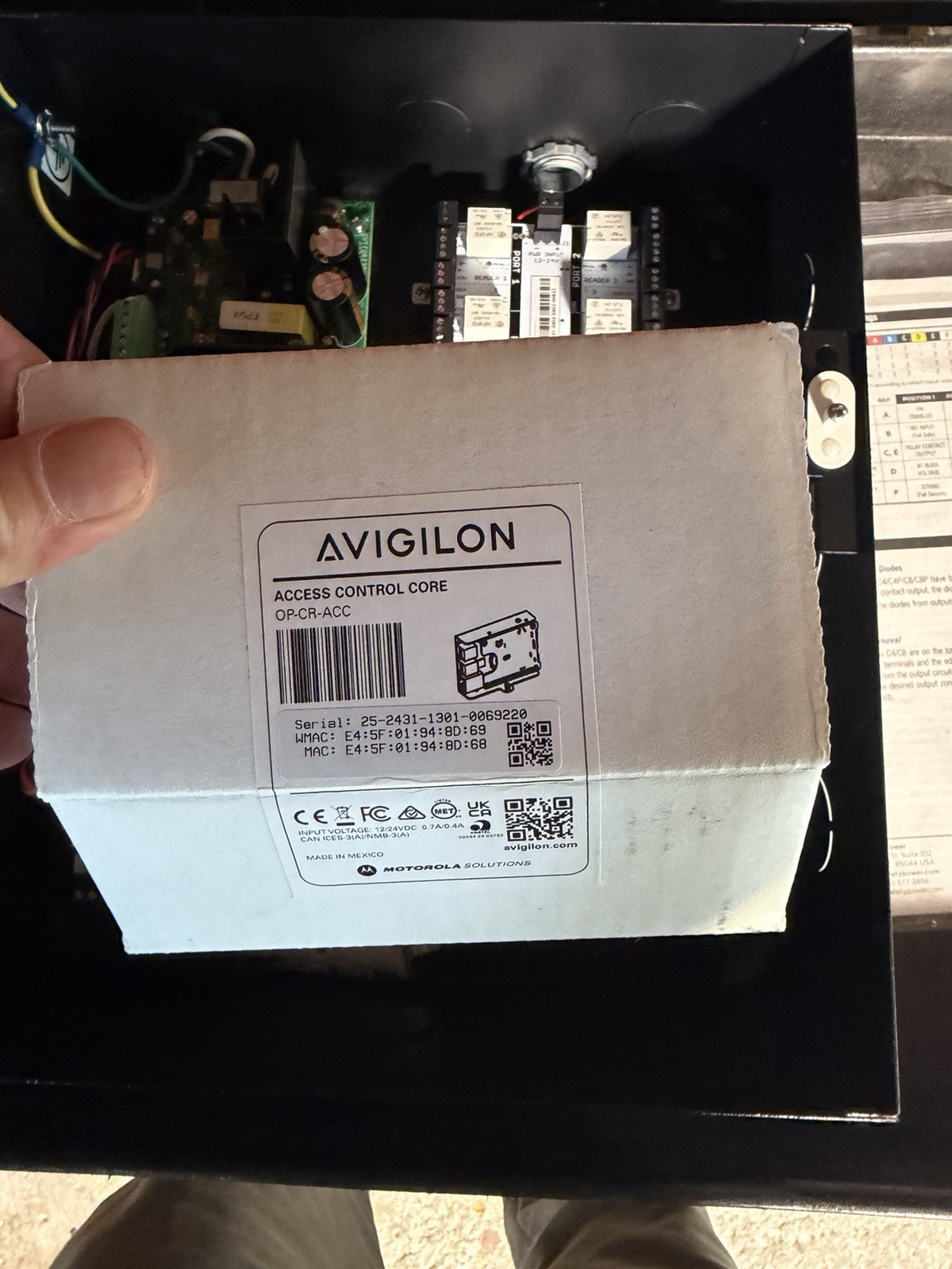 Avigilon OP-ECL1-PS1224