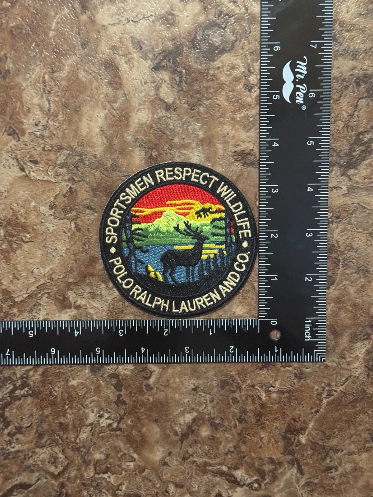 POLO RALPH LAUREN BRAND NEW SPORTSMEN RESPECT  WILDLIFE PATCH