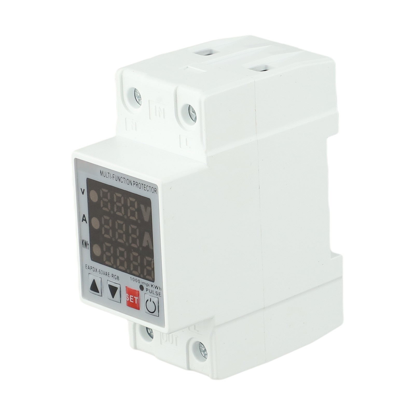 Adjustable Protector Relay with Display Features for Din Rail Applications