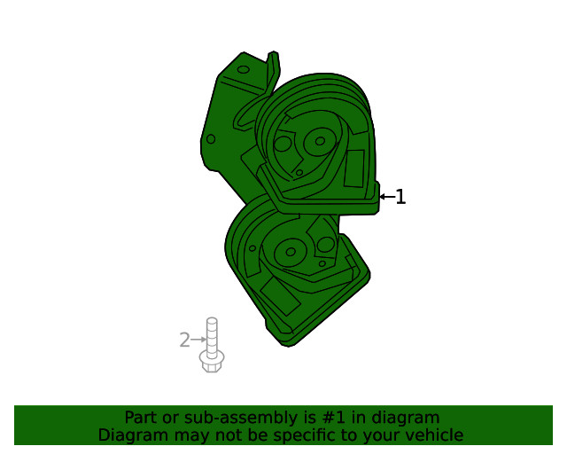 Genuine Ford Horn CM5Z-13832-A