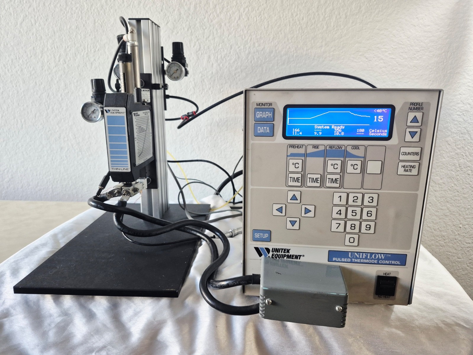 Unitek Miyachi Uniflow 1-291-02 And Unitek Peco Thin-Line 87SA/24 2-180-01 Works