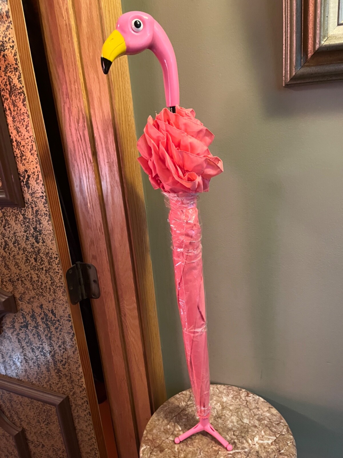 PINK FLAMINGO Self-Standing Umbrella