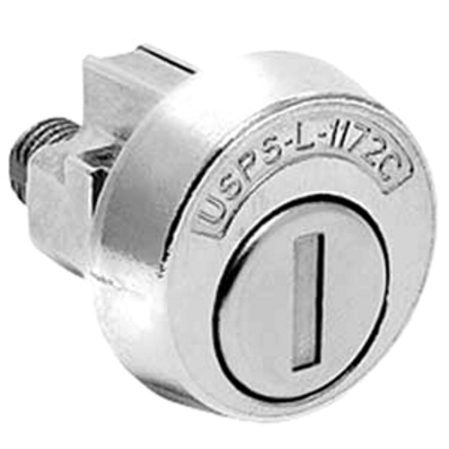 CompX C9200 Pin Tumbler Mailbox Lock, Bright Nickel, Keyed Different