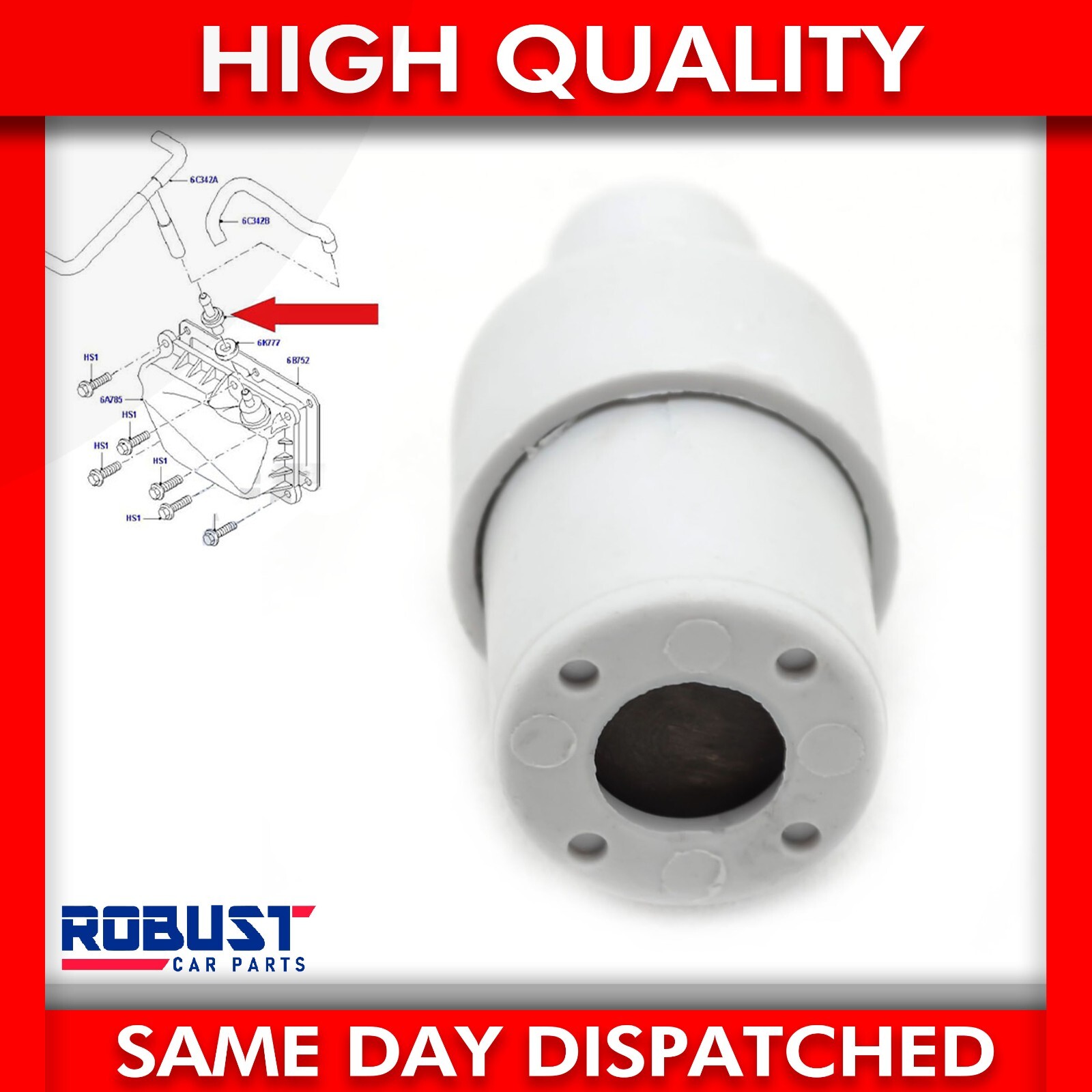 OIL SEPERATOR PCV REGULATING VALVE FOR FORD FIESTA FOCUS C-MAX 96MF6A666DA