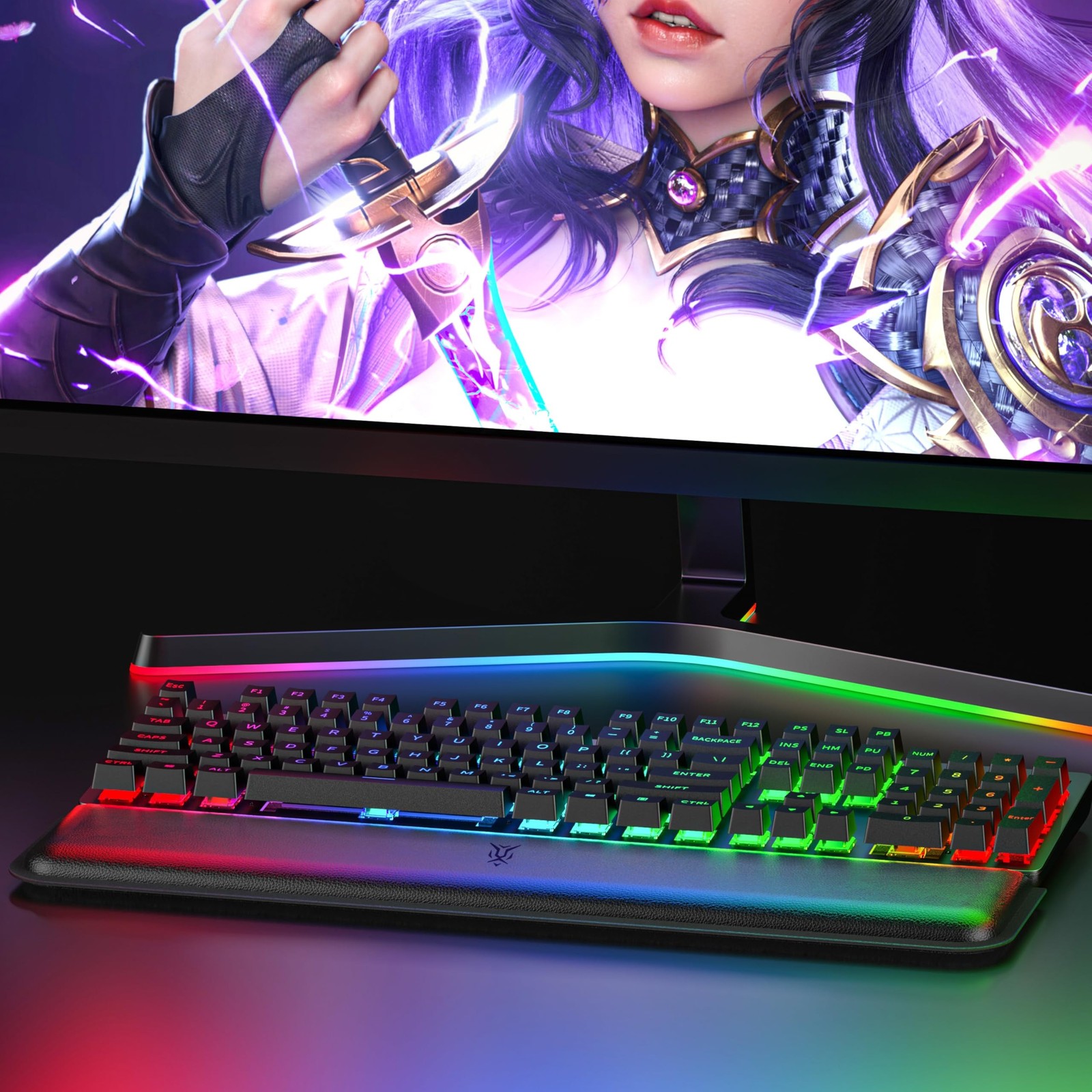 Computer Keyboard Wrist Rest Pad, Ergonomic Soft Memory Foam Wrist Support w/...