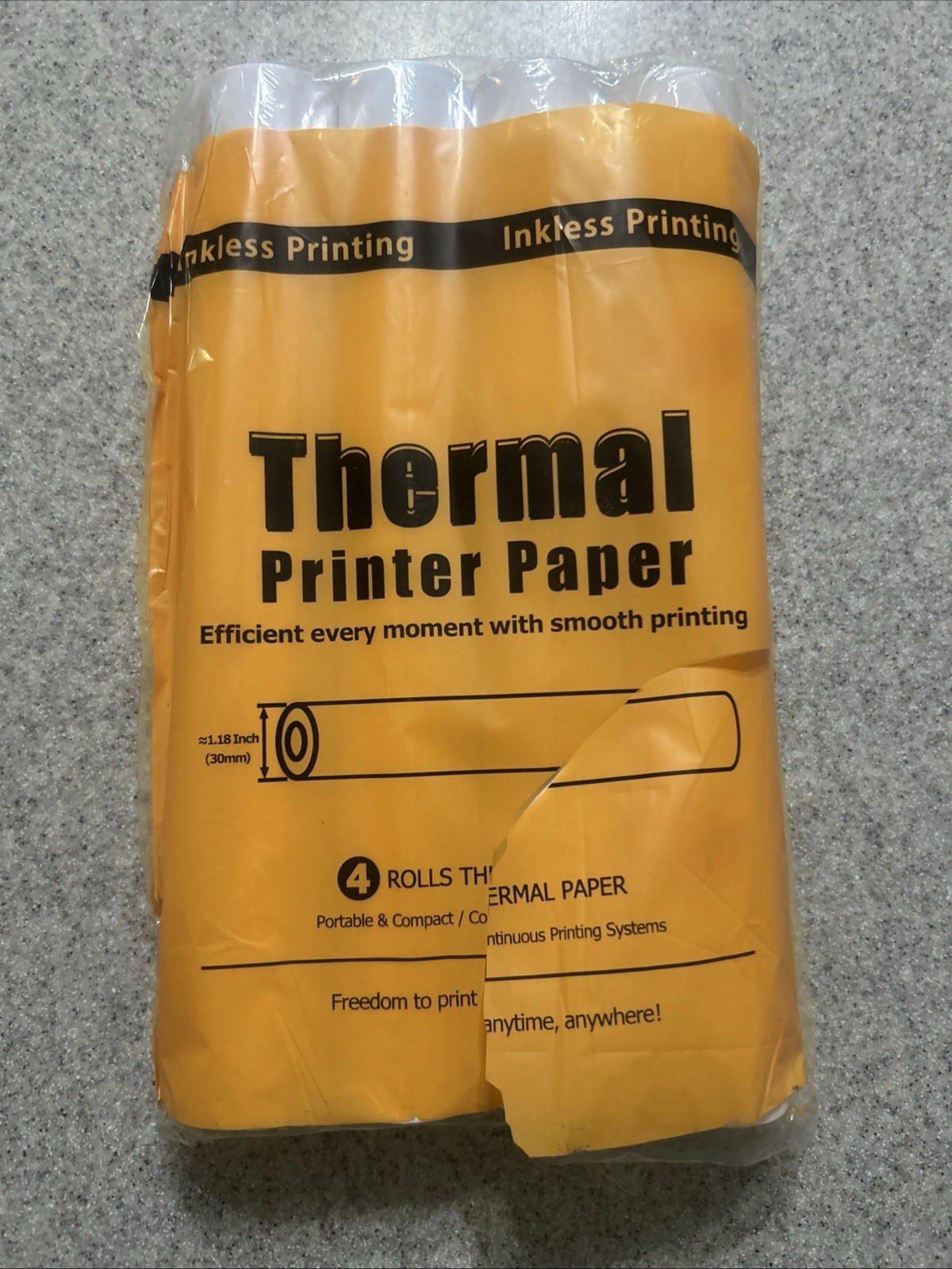 4 Rolls Thermal Paper 8.5x11 Inch For Portable Printer D810 M834 MT610 Pro