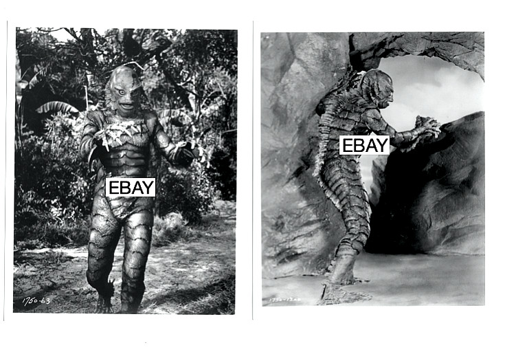 SALE: CREATURE FROM THE BLACK LAGOON 1954 MOVIE PHOTO LOT #2 (6) FAMOUS MONSTERS