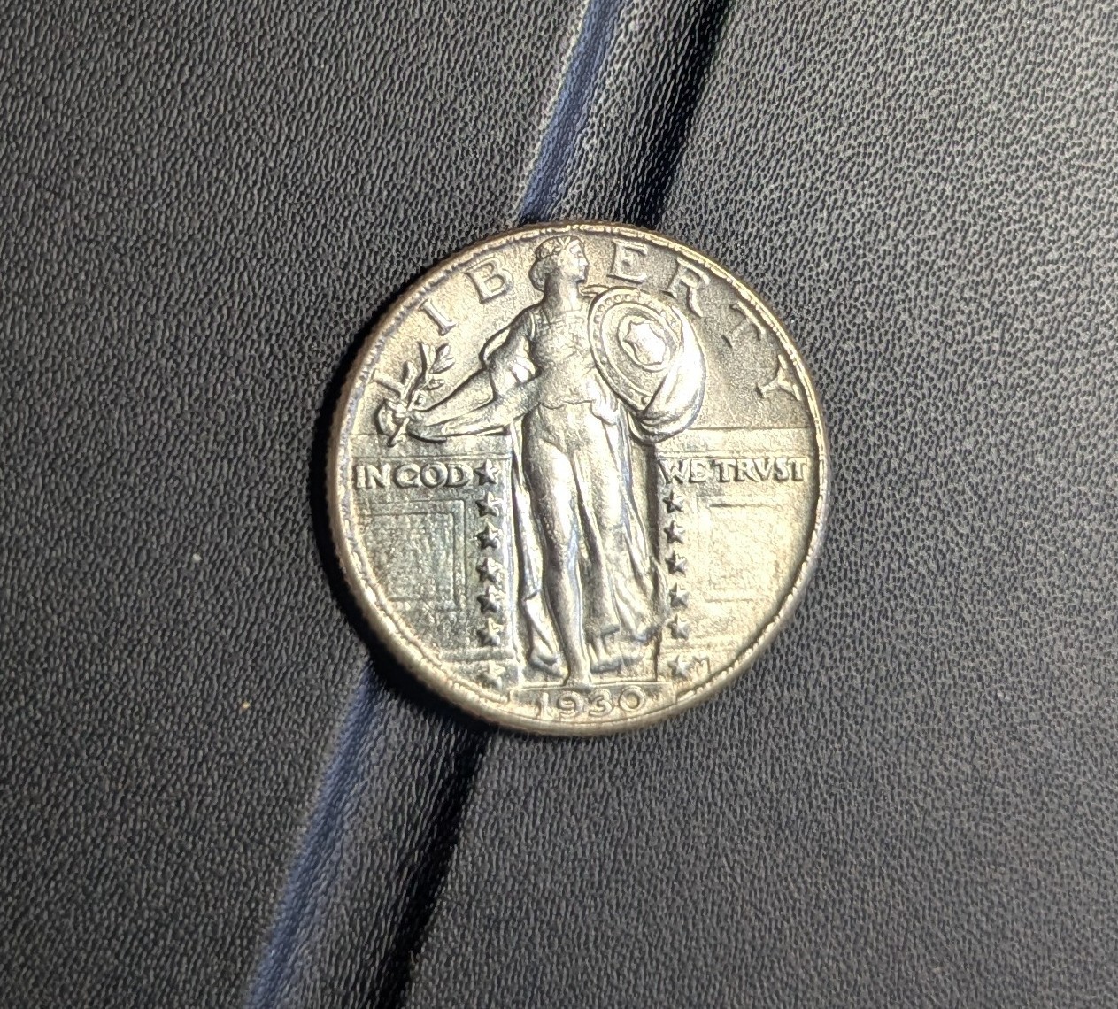 1930-P Standing Liberty Quarter High Luster BU MS Unc Full Head
