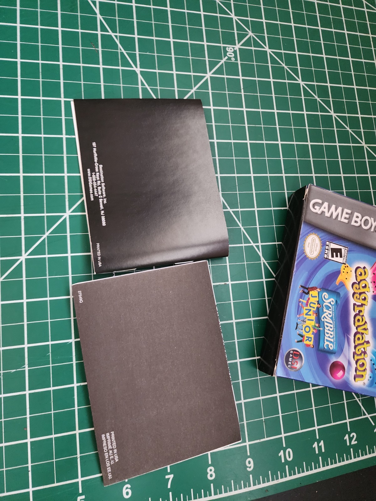 Sorry / Aggravation / Scrabble Junior GBA (No Game) Box & Inserts Only