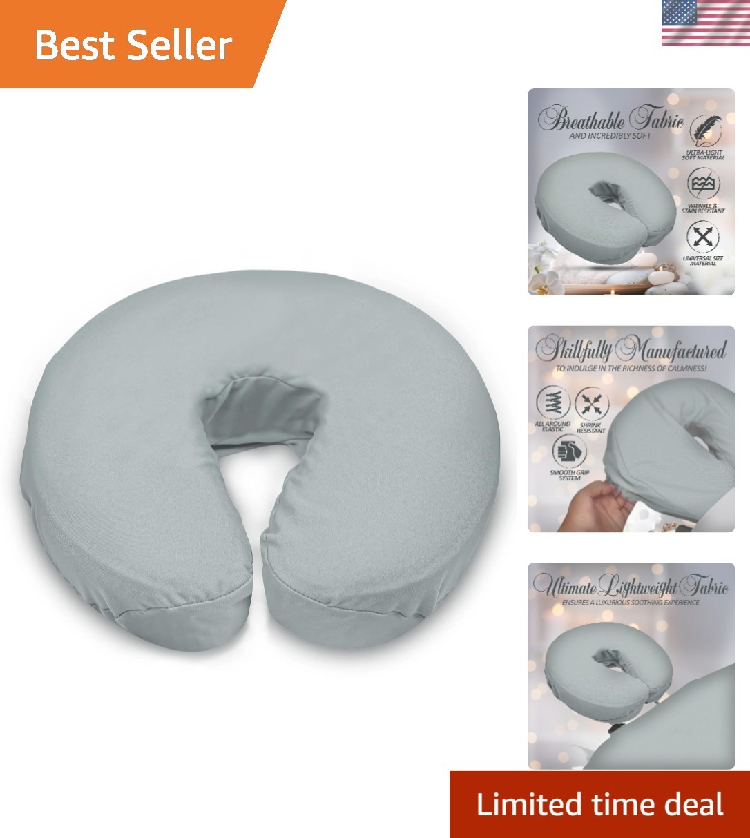 Ultra-Soft Double Brushed Microfiber Faces Cradle Covers - 4 Stone Cozies