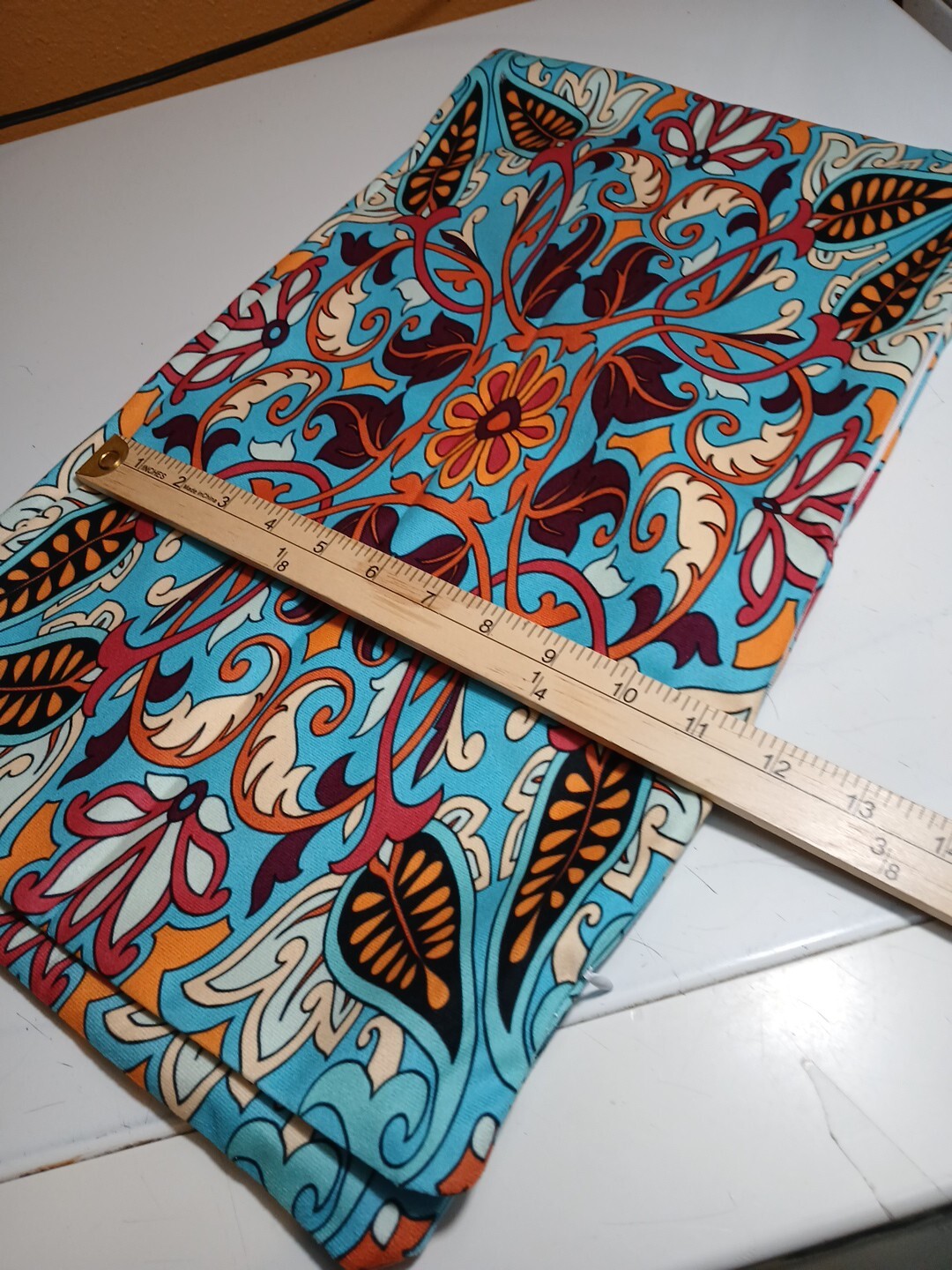 2- Turquoise & Multi Paisley Decorative Pillow Covers Zip 11" x 11" Boho