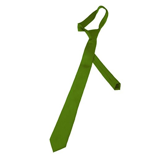 K. Alexander Solid Color Ties - Multiple Colors - Classic 3.5" Clover Green