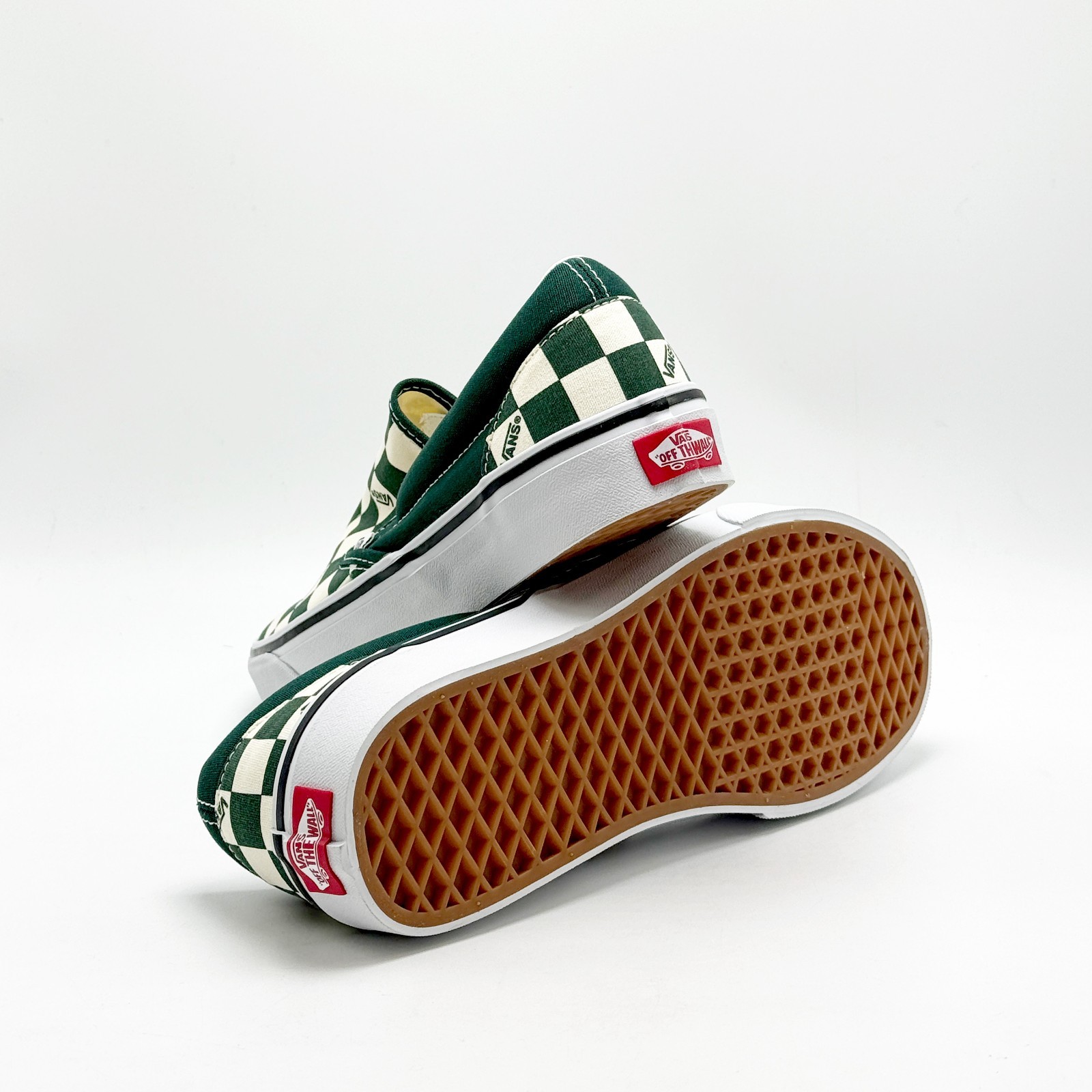 *NEW* Unisex VANS CHECKERBOARD SLIP-ON EMERALD GREEN (VN000DAHEME) 👍